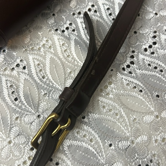 Vintage Coach #9076 Brown Leather Messenger Bag with Adjustable Strap - Picture 11 of 12